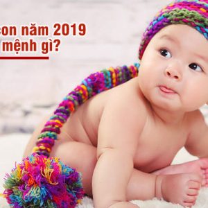 Sinh năm 2019 mệnh gì